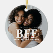 BFF Best Friends Forever Photo Ceramic Ornament (Voorkant)