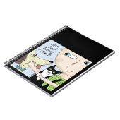 BFF: Beste harige vrienden-persoon met hond en kat Notitieboek (Linkerzijde)