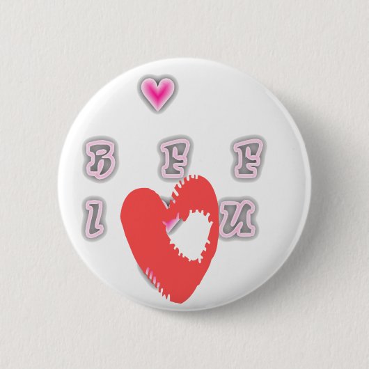 BFF Beste vriend(in) voor altijd BFF. Ronde Button 5,7 Cm (Voorkant)