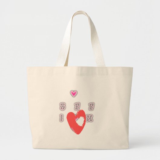 BFF Beste vriend voor altijd. Grote Tote Bag (Voorkant)