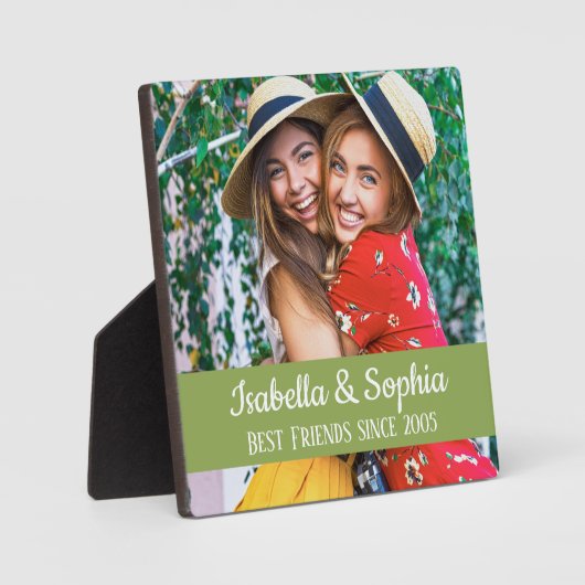 BFF Beste vrienden foto Fotoplaat (Voorkant)