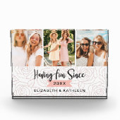 BFF beste vrienden script foto collage blok (Voorkant)