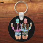 bff beste vrienden sleutelhanger verjaardagscadeau (Voorkant)