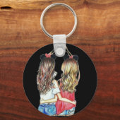 bff beste vrienden sleutelhanger verjaardagscadeau (Voorkant)