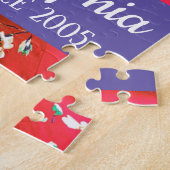 BFF Beste vrienden trendy moderne aangepaste foto Legpuzzel (Zijkant)