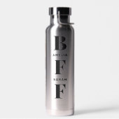 BFF | Beste vrienden Unieke 4 Aangepaste namen fot Waterfles (Links)
