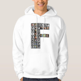 BFF beste vrienden voor altijd 15 Photo Collage Sj Hoodie