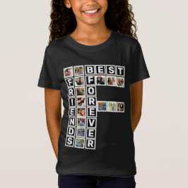 BFF beste vrienden voor altijd 15 Photo Collage Sj T-shirt