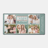 BFF beste vrienden voor altijd 5 besties afbeeldin Bureaumat (Voorkant)