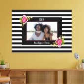 BFF beste vrienden voor altijd fotoblok Canvas Afdruk (Insitu (Woonkamer))