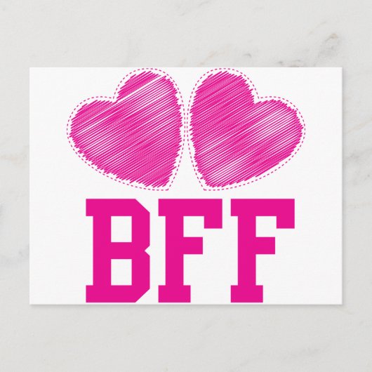 BFF Beste vrienden voor altijd!!!! geweldige! Briefkaart (Voorkant)