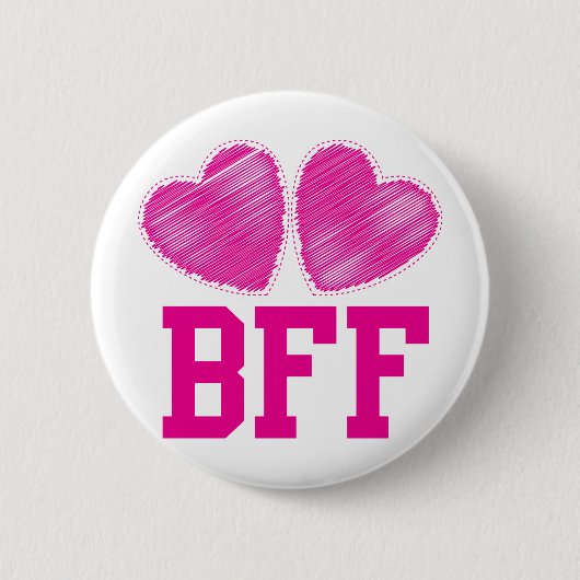 BFF Beste vrienden voor altijd!!!! geweldige! Ronde Button 5,7 Cm (Voorkant)