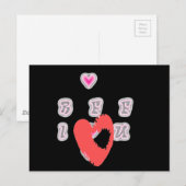 BFF. Beste vrienden voor altijd: I Love You Art Pr Briefkaart (Voorkant / Achterkant)