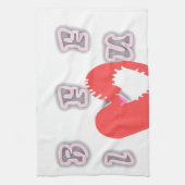 BFF. Beste vrienden voor altijd: I Love You Art Pr Theedoek (Verticaal)