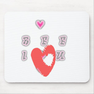BFF. Beste Vrienden Voor Altijd: I Love You Kunstp Muismat