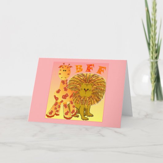 BFF Beste vrienden voor altijd Kaart (Voorkant)