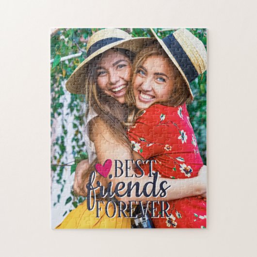 BFF Beste vrienden voor altijd moderne foto Legpuzzel (Verticaal)