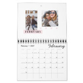 BFF beste vrienden voor altijd moderne meerdere fo Kalender (Feb 2027)