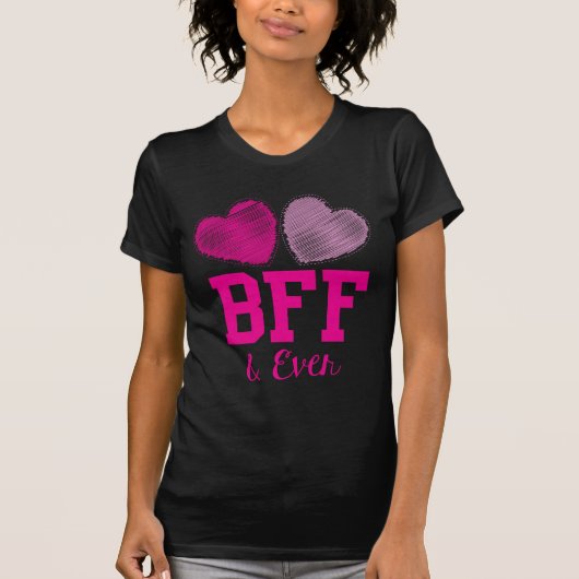 BFF Beste vrienden voor altijd T-shirt (Voorkant)