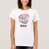 BFF Beste Vrienden Voor Altijd Unieke Aangepaste F T-shirt (Voorkant)