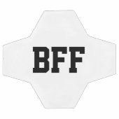 BFF, Beste Vrienden Voor Altijd Voetbal Zwart Wit (Enkel)