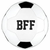 BFF, Beste Vrienden Voor Altijd Voetbal Zwart Wit (Voorkant)