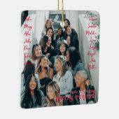 BFF Beste Vriendinnen Voor altijd Meisjesreis Naam Keramisch Ornament (Rechts)