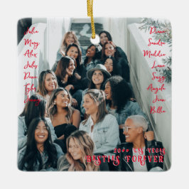 BFF Beste Vriendinnen Voor altijd Meisjesreis Naam Keramisch Ornament