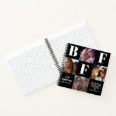 BFF Besties Foto Collage Black Notitieboek (Binnen)