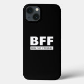 BFF - Big Fat Friend Hoesje-Mate iPhone Case (Achterkant)