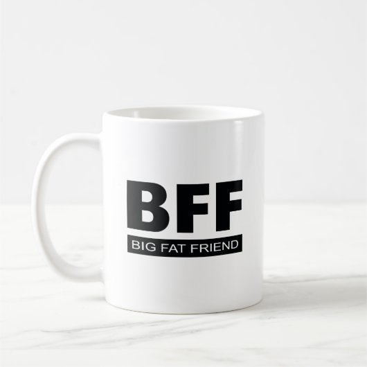 BFF - Big Fat Friend Koffiemok (Links)