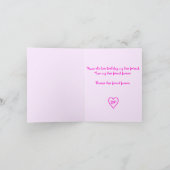 BFF Butterfly Verjaardag Kaart (Binnen)