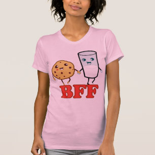 BFF, cookie en melk T-shirt