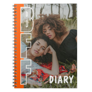 BFF Dagboek Foto Illusie Oranje Notitieboek
