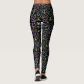 BFF Doodles - Faux Glitter Patroon Leggings (Achterkant)