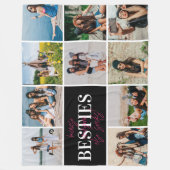 BFF Foto Collage Beste vriendenkring Aangepast cad Fleece Deken (Voorkant)