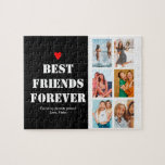 BFF Foto Collage Friends Birthday Gift Bestie Legpuzzel<br><div class="desc">BFF Foto Collage Friends Birthday Gift Bestie</div>