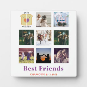 BFF Foto collage Gift Peanutboter Jelly Sandwich Fotoplaat