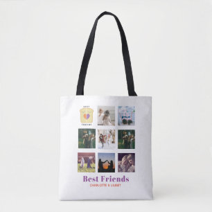 BFF Foto collage Gift Peanutboter Jelly Sandwich Tote Bag