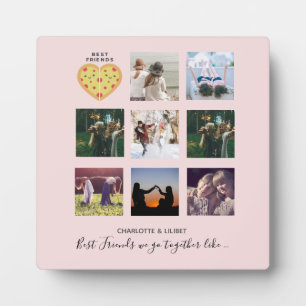 BFF Foto collage Gifts Dusty PIZZA Friends Fotoplaat