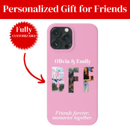 BFF-foto-collage iPhone-hoesje – Cadeau voor vrien Case-Mate iPhone Case