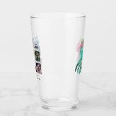 BFF Foto Collage Jellyfish Octopus Custom Gift Glas (Links)