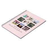 BFF Foto Collage Jellyfish Octopus Custom Gift Notitieboek (Linkerzijde)