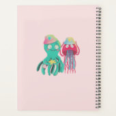 BFF Foto Collage Jellyfish Octopus Custom Gift Planner (Achterkant)