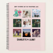 BFF Foto Collage Jellyfish Octopus Custom Gift Planner (Voorkant)