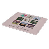 BFF Foto Collage Jellyfish Octopus Custom Gift Snijplank (Hoek)