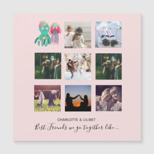 BFF-foto-collage kwal octopus cadeau op maat