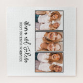 BFF Foto Collage Persoonlijk cadeau Legpuzzel (Horizontaal)