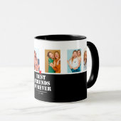 BFF Foto Collage Persoonlijk Citaat Beste Vriend Mok (Voorkant rechts)