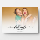 BFF Foto Gift Besties Best Friends Modern Trendy Fotoplaat (voorkant)